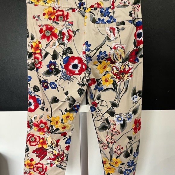 🌼 7th Avenue Design Studio Floral Straight‑Leg Pants – Size 4 – Pre‑loved 🌼 - Picture 2 of 5